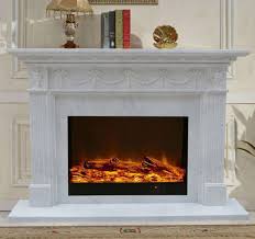 New Designs White Marble Fireplace