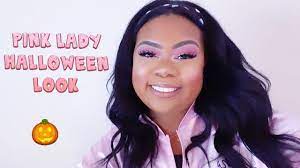 halloween makeup pink lady