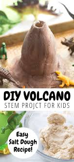how to make a volcano for kids little