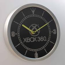 Xbox 360 Led Neon Wall Clock