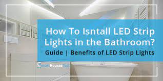 install led strip lights in bathroom