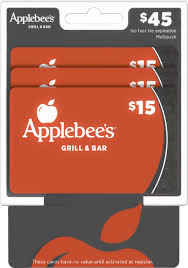 applebee s 45 gift card applebees 45
