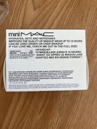 mac prime fix 30ml beauty personal