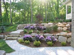landscaping with boulders and limestone