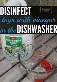 disinfect baby toys with vinegar