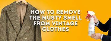 how to get the musty smell out of clothes