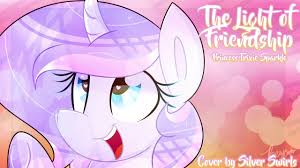 Cover The Light Of Friendship Princess Trixie Sparkle Silver Swirls