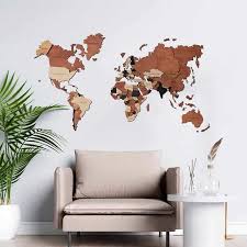 12 Best World Map Wall Art To Decorate