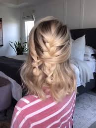 2020 popular 1 trends in beauty & health, apparel accessories, hair extensions & wigs, jewelry & accessories with hair french braid and 1. Easy Double Braid For Short Hair Tutorial Twist Me Pretty