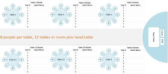 Punctual Office Seating Chart Template Excel Free Reception