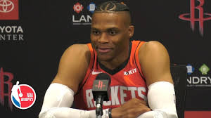 But returned late last week after his extended time. James Harden And I Will Be Scary Together Russell Westbrook 2019 Nba Media Day Youtube