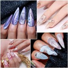 mizhse crystal cat eye gel nail polish