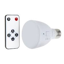 Led Emergency Light Bulb For Power Outages With Remote And Internal Rechargeable Battery 150 Lumens Super Bright Leds