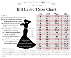 Bill Levkoff Size Chart Bill Levkoff 325 Bridesmaid