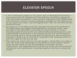 Elevator Speech Samples For Students Food Is Medicine Volume Three