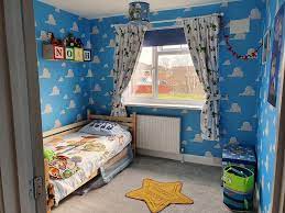 4 out of 5 & up & up. Mum Shows Off Her Son S Amazing Toy Story Bedroom She Handmade With Her Husband Using Bargains From Etsy And Ebay