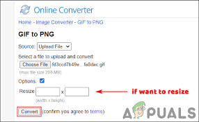 how to convert gif to png