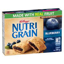 nutri grain blueberry cereal bars