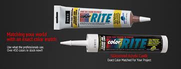 Exact Color Matched Sealants And Adhesives Color Rite Inc