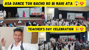 teacher day celebration in my college