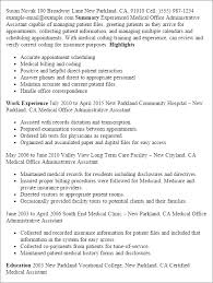 1 Medical Office Administrative Assistant Resume Templates