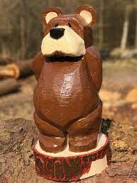 Simple Wood Carving Bear Carving