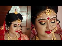 bengali bridal makeover l mac hd makeup