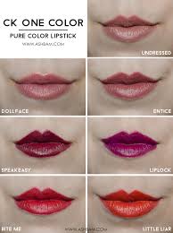The Lipstick Diaries Ck One Color Pure Color Lipstick Ashbam