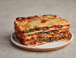 easy spinach lasagna with cauliflower