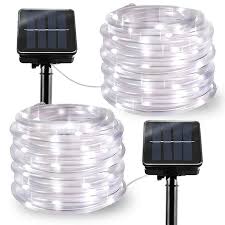 solar powered outdoor rope light cool