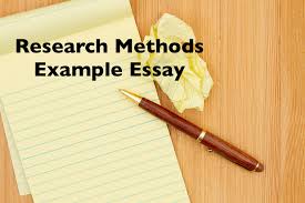 An essay is a common type of academic writing that you'll likely be asked to do in multiple classes. Biological Research Methods Example Essay Erq Ib Psychology