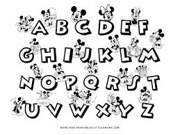 It doesn't matter if they can't yet read it, they can still color in the shapes and gradually familiarize themselves with. Free Printable Mickey Mouse Abc Coloring Pages Tulamama