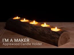 How To Make A Rustic Candle Log