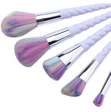 10pcs colorful bristles unicorn makeup