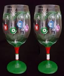 Noel Wine Glasses Set Of 2