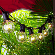 Buy 25ft G40 Globe String Light With 25 Clear Bulbs Market