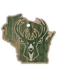Clipart royalty free stock buck vector basketball milwaukee. Wincraft Rustic State Icon Milwaukee Bucks Wood Sign Bucks Pro Shop