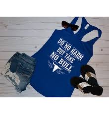 Rodeo Tank Do No Harm But Take No Bull Country Girl Tank Country Tank Country Thunder Country Music Tank Concert Tank