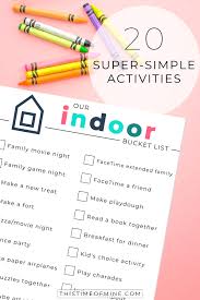 indoor bucket list 20 super simple