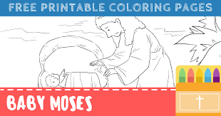 Over 600 pages of downloadable resources for teaching children the alphabet one week at a time. Free Baby Moses Coloring Pages For Kids Printable Pdfs Connectus