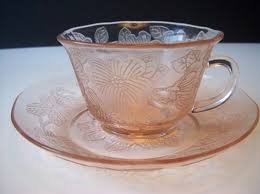 Antique Glassware Glassware Tea Cups