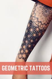 Each individual part of the tattoo has a meaning, a theme that can be considered before the entire image can then be understood. Geometric Tattoos Tattoo Designs With Deeper Hidden Meanings Geometric Tattoo Hand Tattoos For Guys Geometric Mandala Tattoo