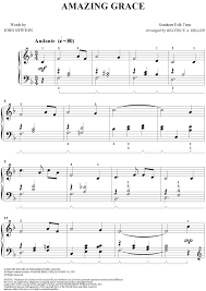 In the last section, the piece modulates from the concert key of c major to f major and more virtuosity is heard. Amazing Grace Amazing Grace Sheet Music Sheet Music Music Chords