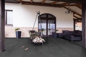 montauk black slate tile flooring