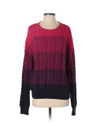 Details About Liz Claiborne Women Red Pullover Sweater Xl