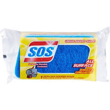 s o s all surface scrubber sponge 4 5