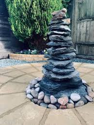 750mm Slate Pyramid Water Feature