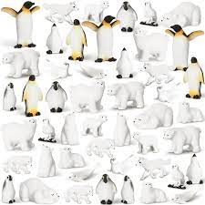 Amazon.com: Poen 48 Pieces Arctic Animals Figurines Set Polar Animals  Figurines Realistic Antarctic Animal Figures Toy Playset White Seal Wolf  Whale for Aged Over 6 Kid Adult Party Favor : Toys & Games