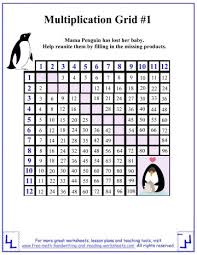 multiplication times tables free math