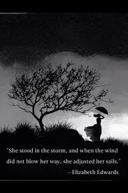 She stood in the storm.. | Storm | Pinterest | Art Girl, Storms ... via Relatably.com